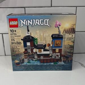 Micro Docks Building Set: Miniature Version of NINJAGO City Docks 40704 NIB